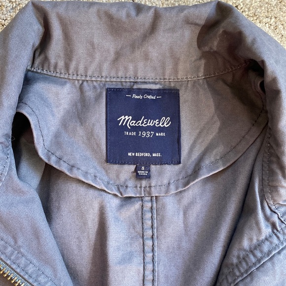 Madewell Slate Blue Utility Jacket - Picture 3 of 3
